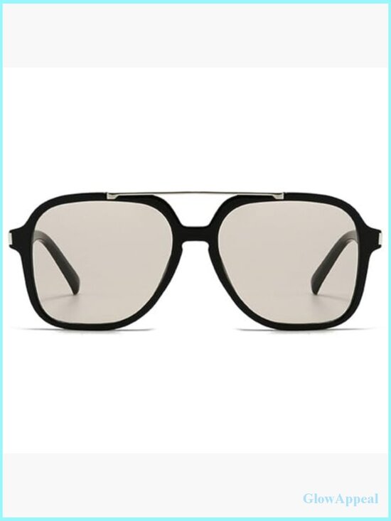 Retro Square Sunglasses Women Oversized 70s Shades UV Protection Vintage Pilot main image 6